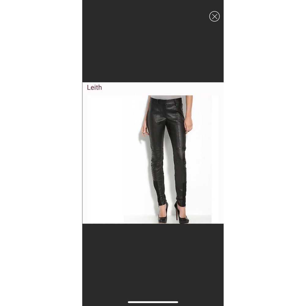 Leith leather skinny pant size 6 - Picture 1 of 7